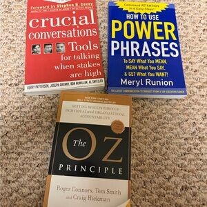 Set of Communication/Leadership Books